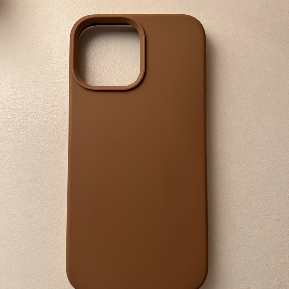 iPhone 13 Pro Max Brown Silicone Case